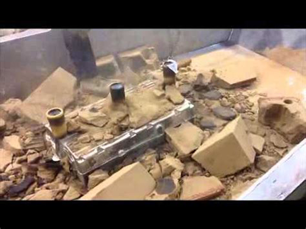 Aluminium sand casting